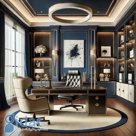 نمونه هایی از دکوراسیون اتاق مدیریت به سبک کلاسیک