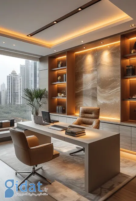 دکوراسیون اتاق مدیریت کلاسیک