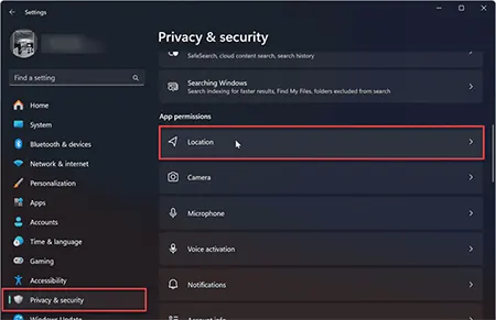 غیرفعال کردن ردیابی مکان ویندوز ۱۱, فعال کردن حالت هواپیما ویندوز ۱۲