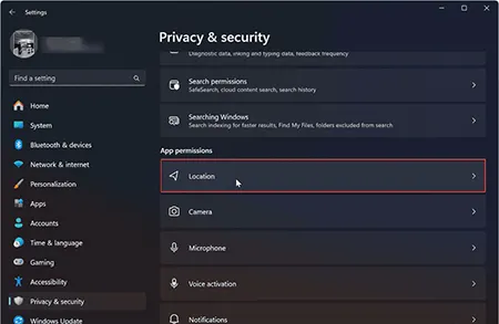 غیرفعال کردن ردیابی مکان ویندوز ۱۱, فعال کردن حالت هواپیما ویندوز ۱۴