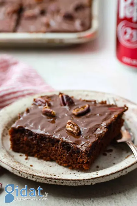 طرز درست کردن کیک ورقه ای دکتر پپر