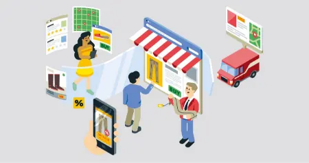 صنعت خرده فروشی, راه اندازی فروشگاه آنلاین