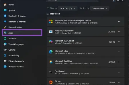 جستجوی فایل بزرگ ویندوز ۱۱, بزرگترین فایل ها ویندوز