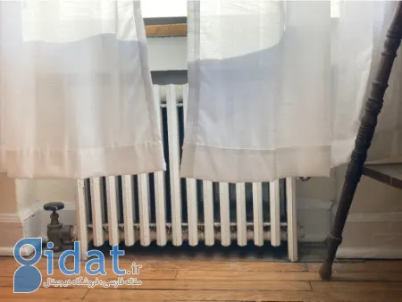 خطر آتش سوزی پرده با شوفاژ, فاصله پرده از رادیاتور