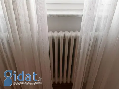 خطر آتش سوزی پرده با شوفاژ, فاصله پرده از رادیاتور