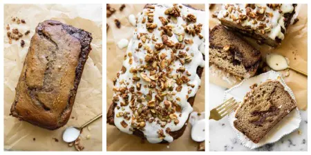 روش پخت نان موز و دارچین