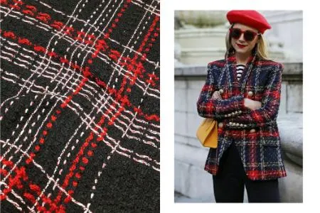 پارچه شانل پاییزه, انواع پارچه شانل