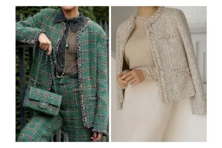 پارچه شانل پاییزه, انواع پارچه شانل