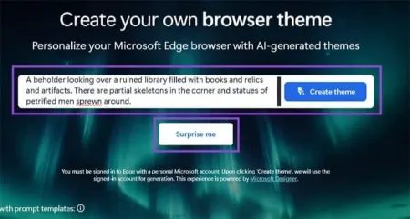 شخصی‌سازی Microsoft Edge, سفارشی‌سازی مرورگر اج