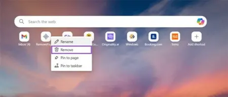شخصی‌سازی Microsoft Edge, سفارشی‌سازی مرورگر اج