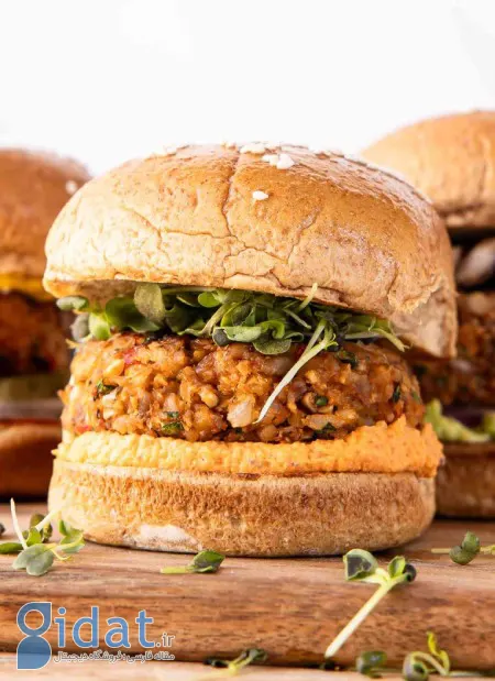 طرز تهیه همبرگر سبزیجات خانگی