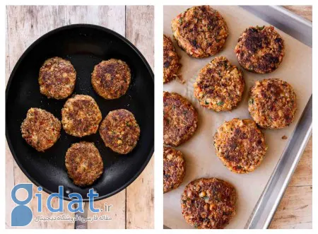 طرز پخت برگرهای وگان