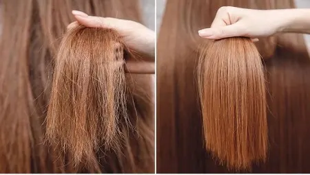 کراتینه مو برای موهای رنگ شده