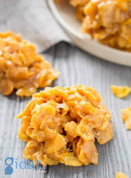 نکاتی برای درست کردن کوکی های کره بادام زمینی و کورن فلکس