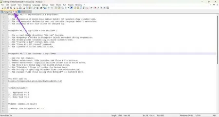نحوه غیرفعال کردن Pin Tab در Notepad++, آموزش کار با زبانه‌های Notepad++