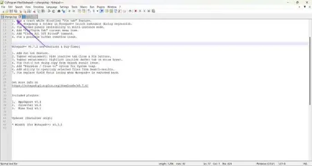 نحوه غیرفعال کردن Pin Tab در Notepad++, آموزش کار با زبانه‌های Notepad++