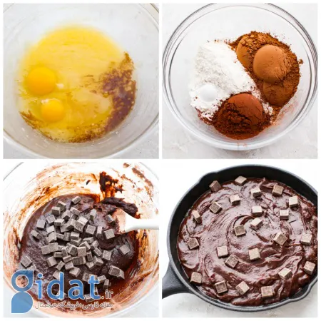 طرز تهیه انواع براونی