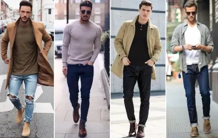اصول کلی ست کردن نیم بوت مردانه