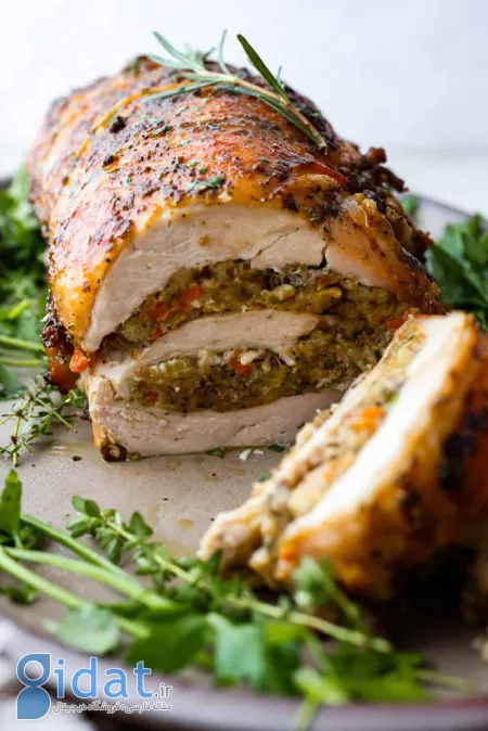 طرز تهیه رول بوقلمون