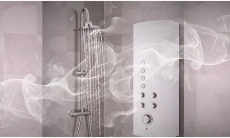 علت بوی گاز آبگرمکن, بوی گاز از آبگرمکن دیواری