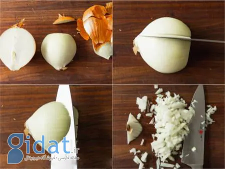 چگونه پیاز را نگینی کنیم, روش نگینی کردن پیاز