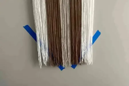 آویز دیواری ساده و شیک, آموزش آویز دیواری با نخ