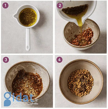 طرز تهیه سالاد نخود مدیترانه ای رژیمی