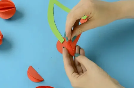 کاردستی گیلاس با وسایل ساده