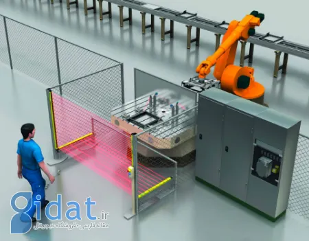 پرده نوری ایمنی؛ دیواری نامرئی که جان کارگر را نجات می‌دهد