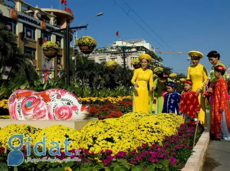 رسم‌های عجیب و جالب عید تِت در ویتنام, عید تِت در ویتنام