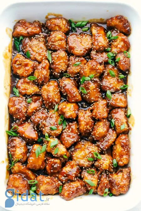 روش نگهداری و گرم کردن مرغ عسلی کنجدی