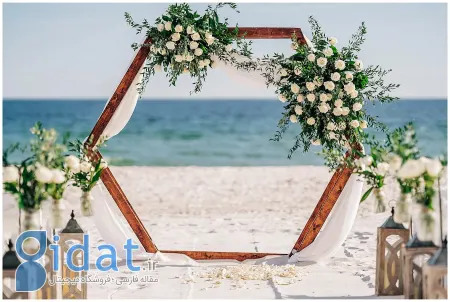 لباس عروسی ساحلی, برگزاری عروسی ساحلی