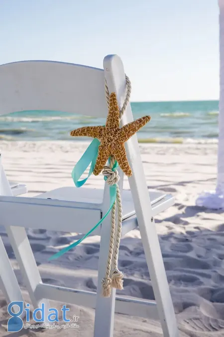 لباس عروسی ساحلی, برگزاری عروسی ساحلی