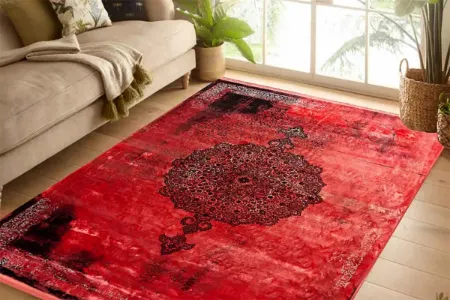 بهترین رنگ فرش برای پذیرایی,رنگ فرش طوسی
