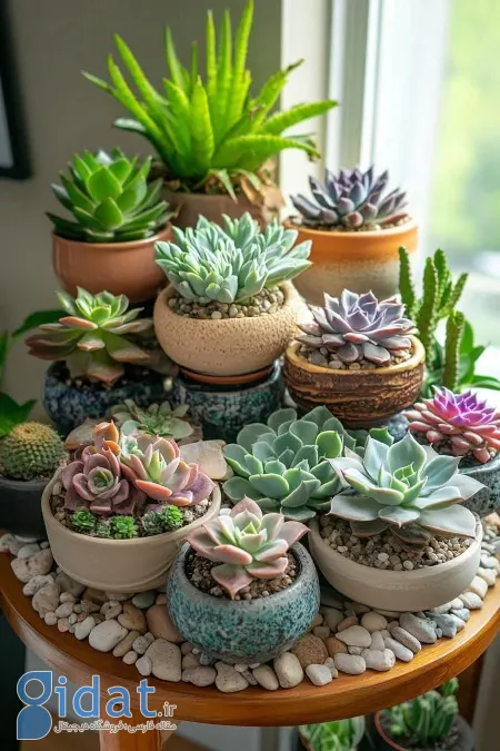 تزیین با کاکتوس, چیدمان کاکتوس