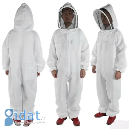 لباس زنبورداری,کلاه و لباس زنبورداری