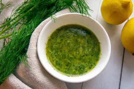 طرز تهیه سس وینگرت شوید لیمویی