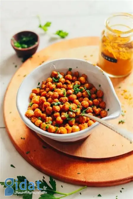 طرز تهیه نخود فرنگی برشته خانگی ترد و پفکی