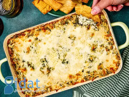 دیپ اسفناج و کنگر فرنگی, طرز تهیه دیپ اسفناج و کنگر فرنگی