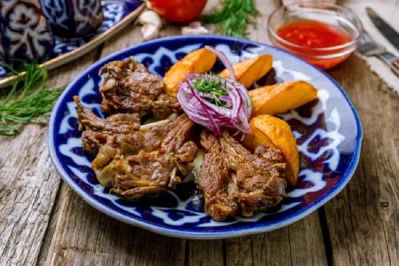 طرز تهیه کباب کازان ازبکستان یکی از غذاهای سنتی ازبکستان