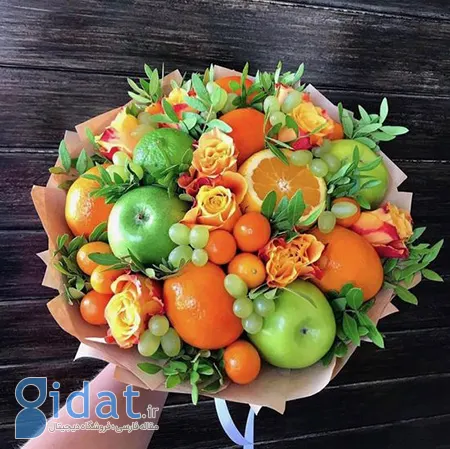 میوه آرایی سیب,میوه آرایی با پرتقال,میوه آرایی آناناس