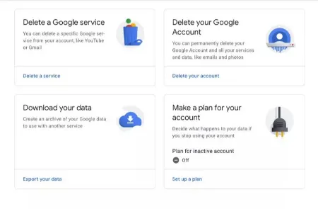 حذف حساب یوتیوب, حذف حساب یوتیوب در اندروید