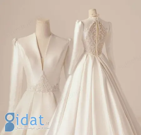مدل لباس عروس ساده و شیک