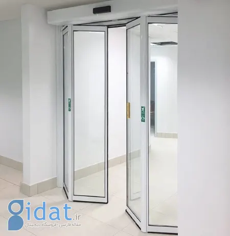 درب های تلسکوپی اتوماتیک شیشه ای