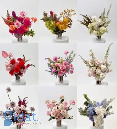 انواع گل های مورد استفاده در دسته گل