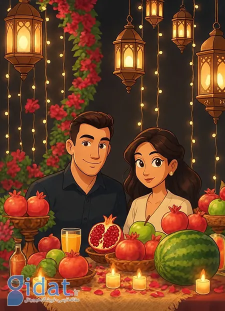 متن های عاشقانه و زیبا برای تبریک شب یلدا به عروس و داماد