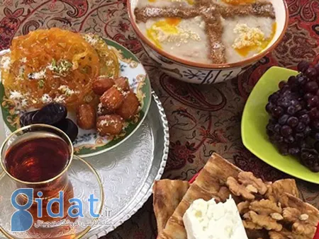 سحری مناسب, لیست غذاهای مناسب سحری