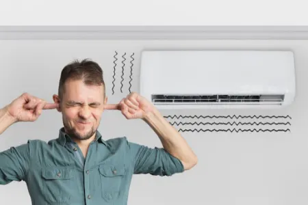 علت صدای کولر گازی, صدای تق تق کولر گازی