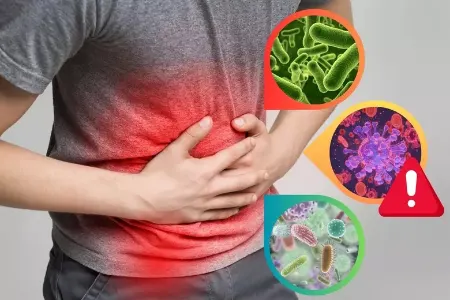 تفاوت آنفولانزای معده و مسمومیت غذایی, تشخیص مسمومیت غذایی
