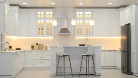 تاثیر نورپردازی کابینت در جذابیت دکوراسیون آشپزخانه